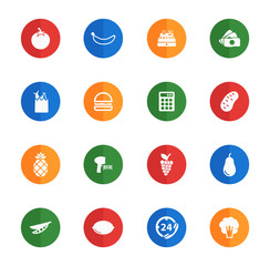 Grocery simply icons