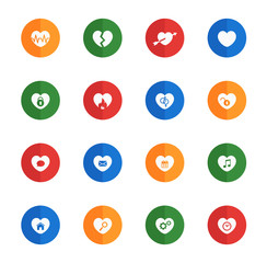Heart simply icons
