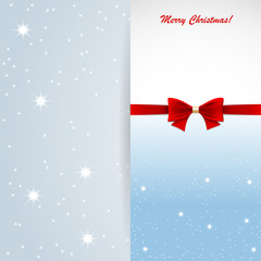 Christmas Greeting Card. Winter background. Illustration Vector Eps10.