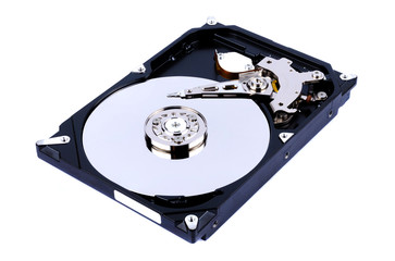 Internal Harddrive HDD isolated on white background