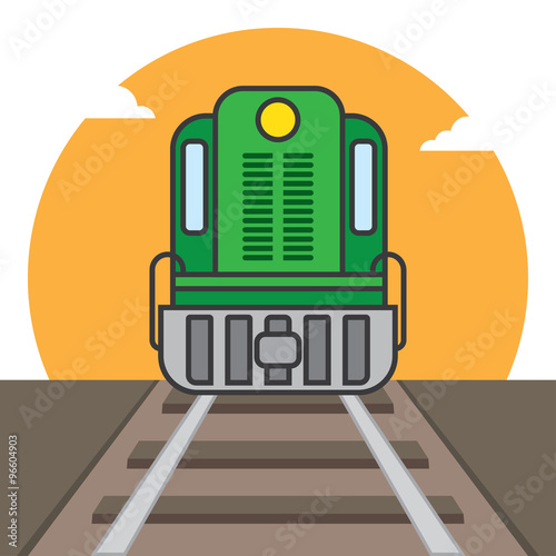 "Cargo train" Stock image and royalty-free vector files on Fotolia.com