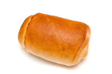 Baked brad with chocolate inside