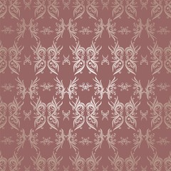 Wallpaper Ethnic with Batik Shape
