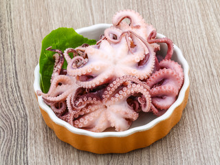 Marinated octopus