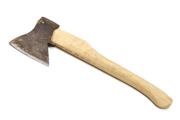 ax on the white background