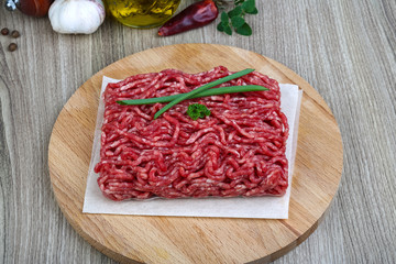 Minced beef meat