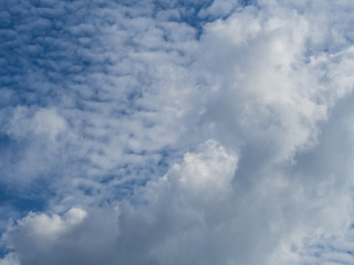 big cloud on blue sky