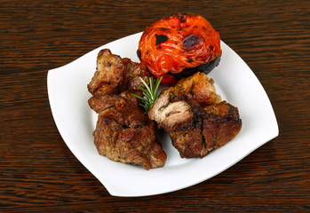 Grilled pork meat - shaslik