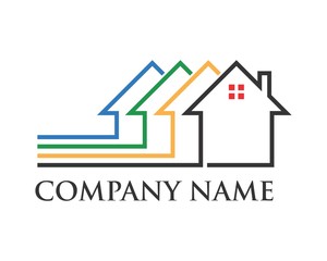 Fototapeta premium Moving House Logo