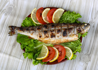Grilled trout
