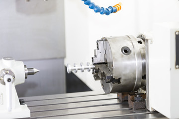 CNC machining center cutting mold