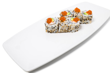 American sushi alaska roll.