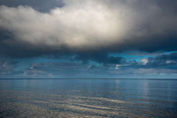 Obraz premium Cold Baltic sea in autumn.