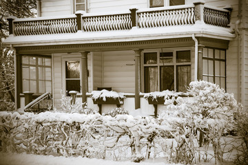 Old Home in Winter