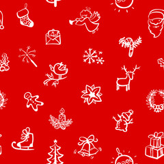 Christmas seamless pattern