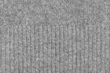 Fototapeta na wymiar Gray woolen knitted background
