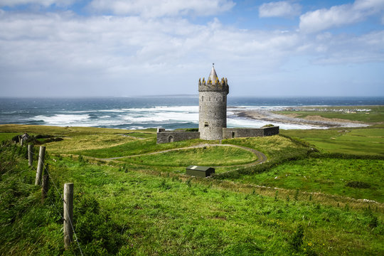 Doonagore Castle in Ireland