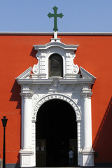 Naklejka premium Basilika Veracruz in Lima/Peru