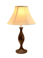 table lamp isolated on white