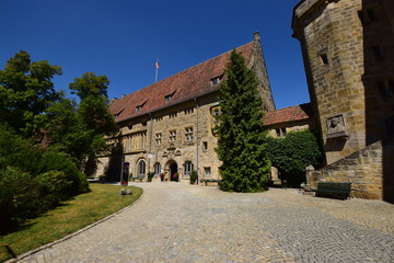 Fototapeta na wymiar View on the VESTE COBURG castle near Coburg, Region Upper Franconia, Bavaria, Germany