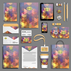 Corporate identity template set