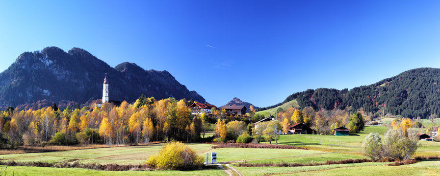 Herbstlandschaft bei Pfronten