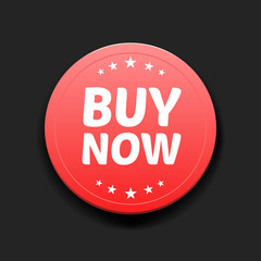 Buy Now Round Label
