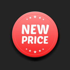 New Price Round Label