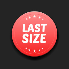 Last Size Round Label