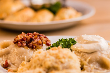 Delicious homemade dumplings