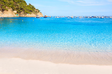 Badia de Tamariu beach in Costa Brava Parafrugell