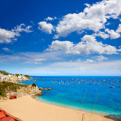 Fototapeta premium Calella de Parafrugell in Costa Brava of Girona