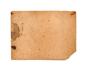 Back of an old photo