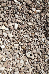 Background of rock pebble stones used for landscaping