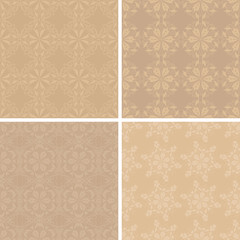 Seamless pattern with floral ornament.