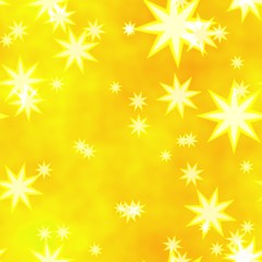 Stars on a yellow background