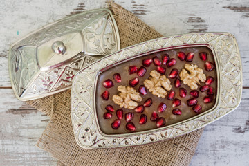 Traditional Turkish Dessert Ashure