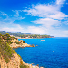 Costa Brava beach Lloret de Mar Catalonia Spain