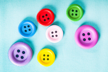 The Colorful buttons