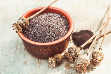 The poppy seeds