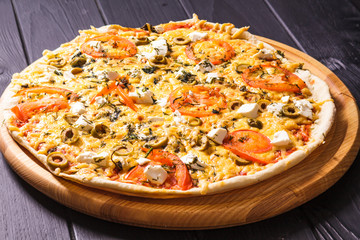 The Greek pizza