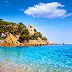 Lloret de Mar Castell Plaja at Sa Caleta beach