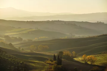 Selbstklebende Fototapete Hügel Toskana