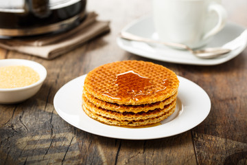 Stroopwafels - Sirupwaffeln - Syrup waffles