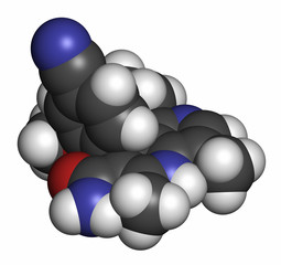Finerenone heart failure drug molecule 