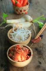 Kimchi radish - korean food