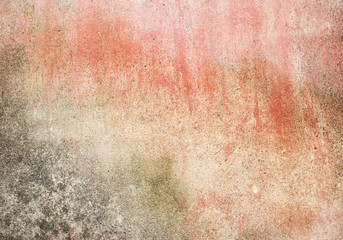 Red old concrete vintage brick wall background