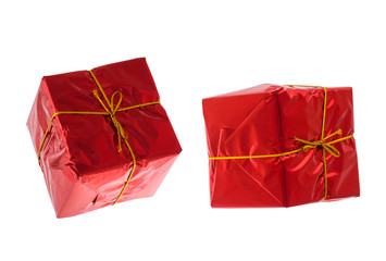 red christmas boxes