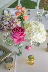 Wedding table decorations