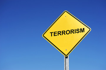 terrorism warning sign